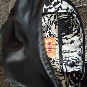 KOBRA Black Leather Bag